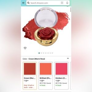Winky Lux Cheeky Rose Blush